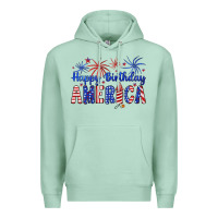 Seafoam happy birthday america Premium Hoodie - Artiststas