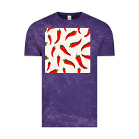Cloud Purple mexico seamless pattern Vintage Tee - FaDigitalArtStudio