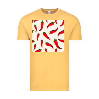 Vintage Mustard mexico seamless pattern Vintage Tee - FaDigitalArtStudio