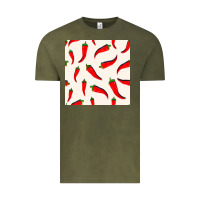 Vintage Olive mexico seamless pattern Vintage Tee - FaDigitalArtStudio