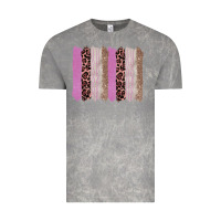 Cloud Rock pink glitter leopard brushstroke background Vintage Tee - RanaPortraitStore