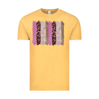 Vintage Mustard pink glitter leopard brushstroke background Vintage Tee - RanaPortraitStore