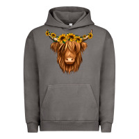 Pigment Tornado sunflower headband highland cow Urban Hoodie - Jasminsmagicworld