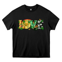 Black Western love St. Patrick's Day p Heavy Core Tee - CowGirlArtShop