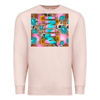 Pale Pink western mini Premium Sweatshirt - RanaPortraitStore