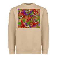 Mushroom mardi gras crawfish king cake Heavyweight Sweatshirt - RanaPortraitStore