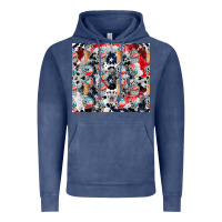 Vintage Denim american ice cream Vintage Hoodie - CowhideDigitalArt