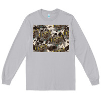 Moon Dust Longhorn Pattern Long Sleeve Tee - CowhideDigitalArt