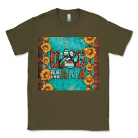 Army Green dog mama Classic Tee - Artiststas