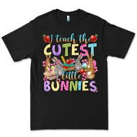 Black Easter Day I teach the cutest little bunnies Premium Tee - OliviaCreatesArt