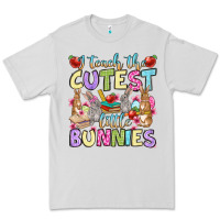 Dove Grey Easter Day I teach the cutest little bunnies Premium Tee - OliviaCreatesArt