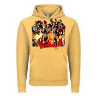 Vintage Mustard the warriors 1980s cult movie film Vintage Hoodie - DesigneFamous