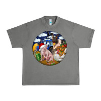 Tornado Farm And Pig Urban Heavy Tee - FaDigitalArtStudio