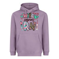 Lavender wife mom rn registered nurse Heavyweight Hoodie - RanaPortraitStore