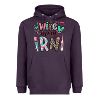 Plum wife mom rn registered nurse Heavyweight Hoodie - RanaPortraitStore