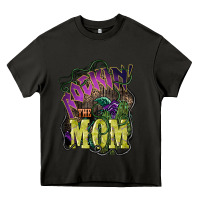 Asphalt Rockin the mom Mother's Day Heavy Core Tee - HowdyJamesFarm