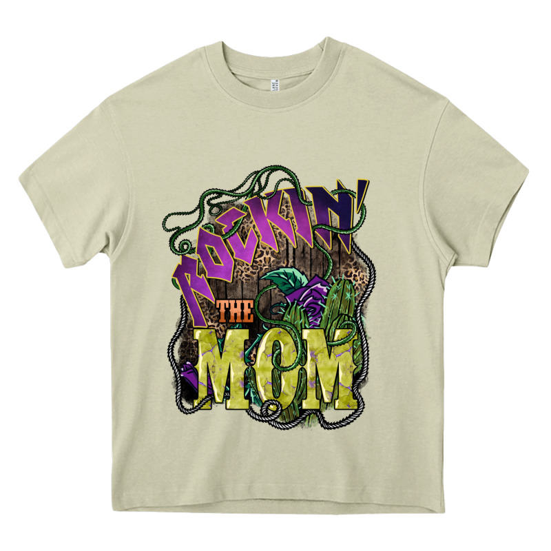 Rockin The Mom Mother's Day Heavy Core Tee by HowdyJamesFarm | Teevron