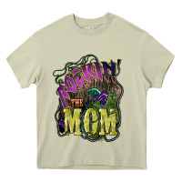 Mossy Rockin the mom Mother's Day Heavy Core Tee - HowdyJamesFarm