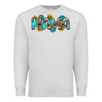 Dove Grey western mama Premium Sweatshirt - RanaPortraitStore