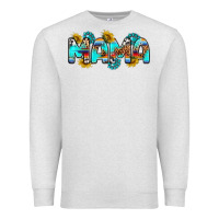 Oatmeal Heather western mama Premium Sweatshirt - RanaPortraitStore