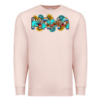 Pale Pink western mama Premium Sweatshirt - RanaPortraitStore