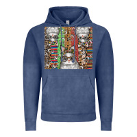 Vintage Denim easter Vintage Hoodie - CowhideDigitalArt