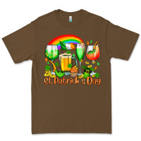Cacao St. Patrick's wine glasses Premium Tee - OliviaCreatesArt