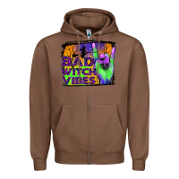 Chestnut bad witch vibes Zipper Hoodie - JahusDesignShop