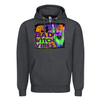 Smoke bad witch vibes Zipper Hoodie - JahusDesignShop
