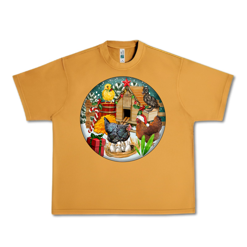 Christmas Coop Ornament Urban Heavy Tee by FaDigitalArtStudio | Teevron