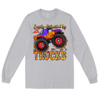 Moon Dust Easily Distracted By Trucks Long Sleeve Tee - CowhideDigitalArt