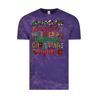 Cloud Purple santa claus reindeer hallmark hot chocolate christ Vintage Tee - FaDigitalArtStudio