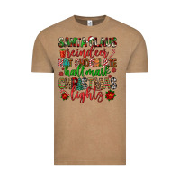 Vintage Coffee santa claus reindeer hallmark hot chocolate christ Vintage Tee - FaDigitalArtStudio