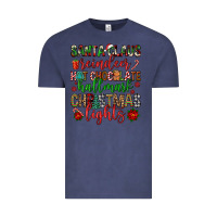 Vintage Denim santa claus reindeer hallmark hot chocolate christ Vintage Tee - FaDigitalArtStudio