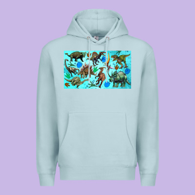 Dinosaurs Sippy Cup Premium Hoodie Designed By Artiststas
