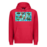 Cardinal dinosaurs sippy cup Premium Hoodie - Artiststas