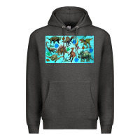 Charcoal Heather dinosaurs sippy cup Premium Hoodie - Artiststas