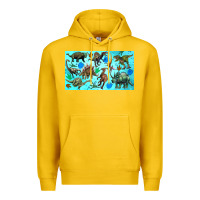 Lemon dinosaurs sippy cup Premium Hoodie - Artiststas
