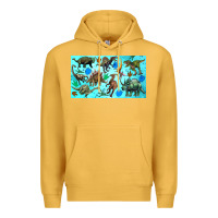 Mustard dinosaurs sippy cup Premium Hoodie - Artiststas