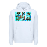 White dinosaurs sippy cup Premium Hoodie - Artiststas