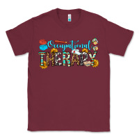 Burgundy occupational therapy Classic Tee - OliviaCreatesArt