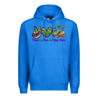 True Royal peace love mardi gras king cake Premium Hoodie - RanaPortraitStore