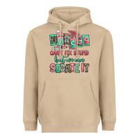 Mushroom nurses cant fix stupid but we can sedate it Heavyweight Hoodie - RanaPortraitStore