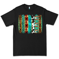 Black western brushstroke Premium Tee - OliviaCreatesArt