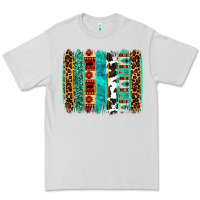 Dove Grey western brushstroke Premium Tee - OliviaCreatesArt