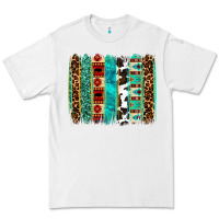 White western brushstroke Premium Tee - OliviaCreatesArt