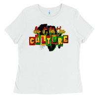 White do it for the culture Ladies Tee - FaDigitalArtStudio