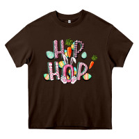 Chocolate Brown Hip hop Easter Heavy Core Tee - CowGirlArtShop