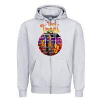Heather Grey trick treat black Zipper Hoodie - JahusDesignShop
