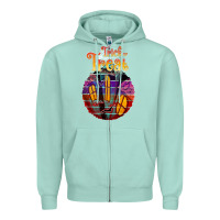 Seafoam trick treat black Zipper Hoodie - JahusDesignShop